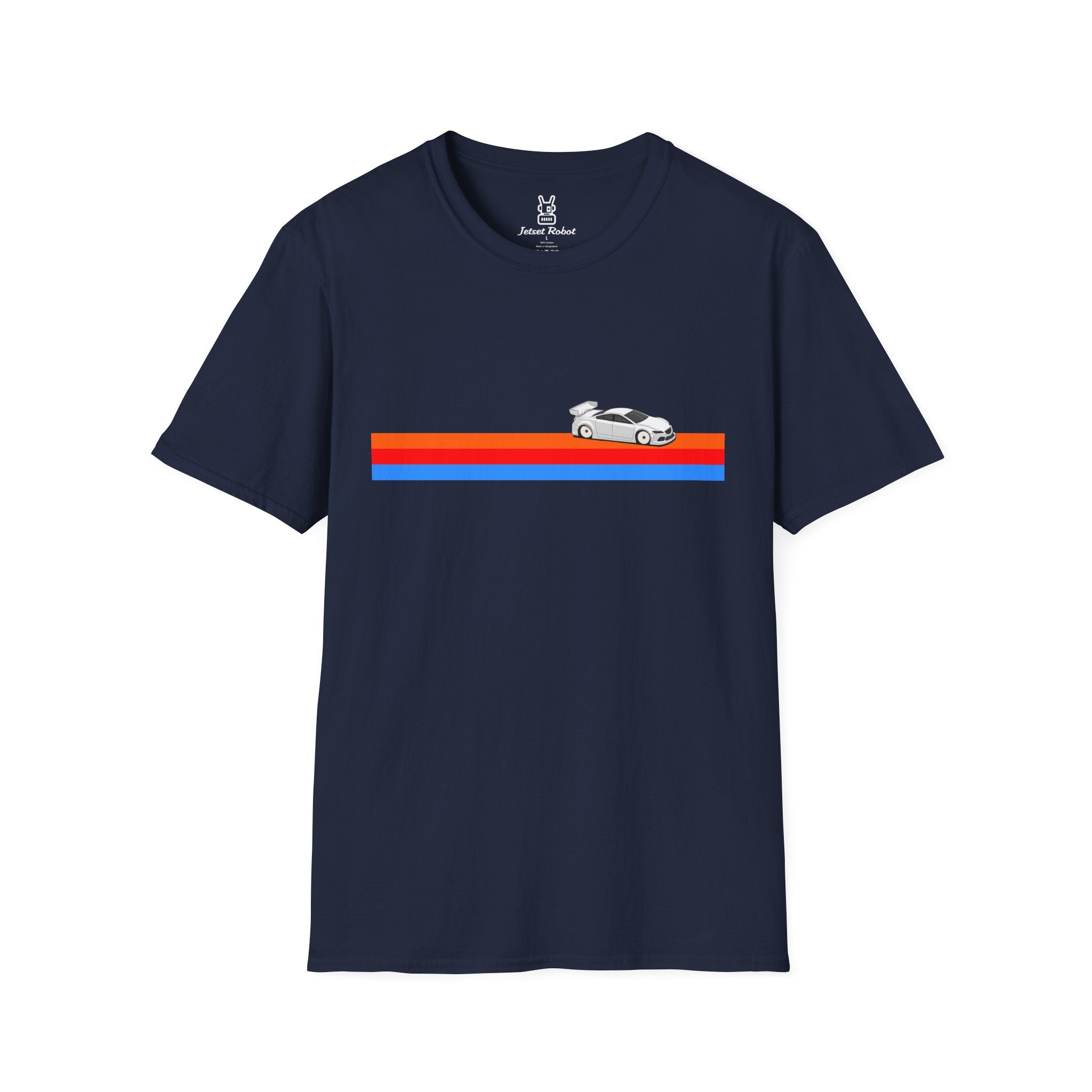 RC Touring Car T-Shirt. Unisex Softstyle Tee, Casual Wear, Perfect Birthday Gift.