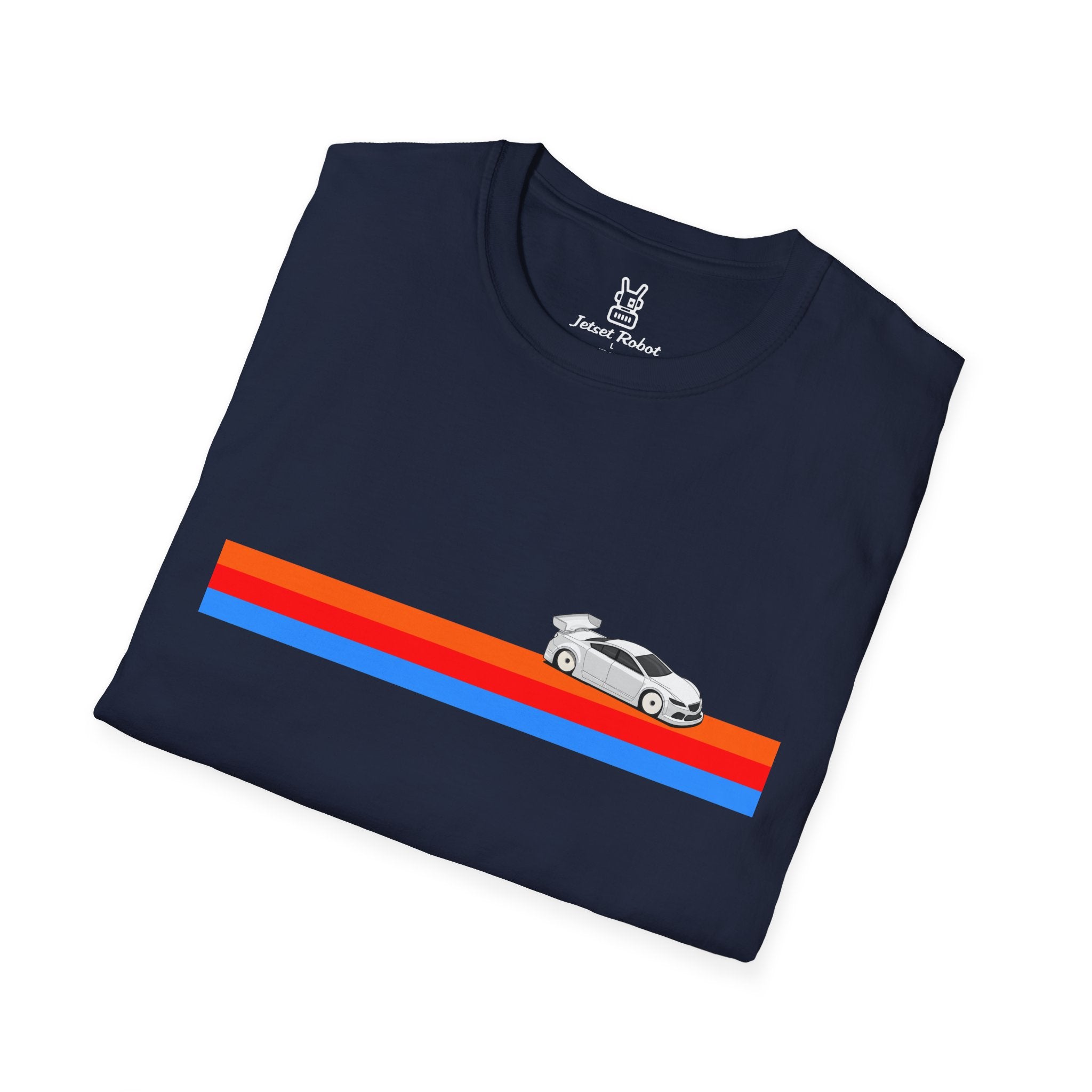 RC Touring Car T-Shirt. Unisex Softstyle Tee, Casual Wear, Perfect Birthday Gift.